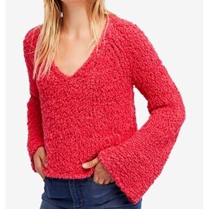 Free People sand dune knit pullover size XS